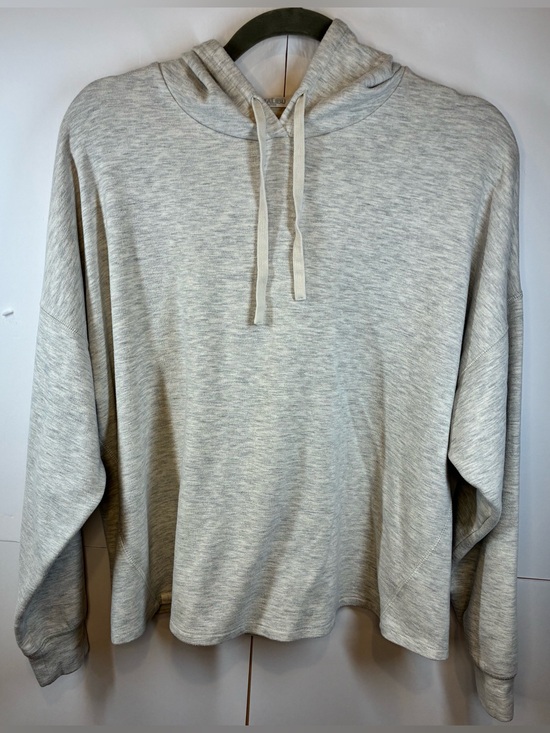 Barefoot Dreams Tops - Barefoot Dreams Malibu Collection Gray Lightweight Hooded Pullover Top Large